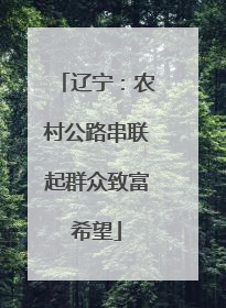辽宁：农村公路串联起群众致富希望