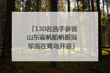 130名选手参赛 山东省帆船帆板冠军赛在青岛开赛