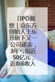 IPO观察｜京东方创始人王东升旗下又一公司递表，3年亏损近50亿元，近8成收入来自同一客户